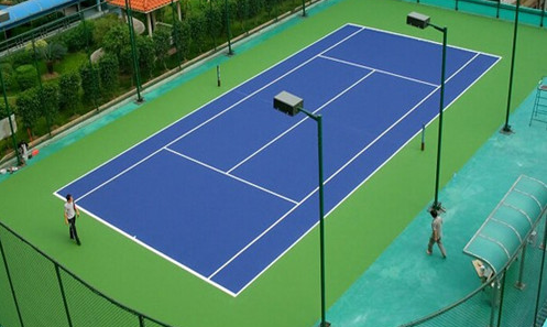 Silicon PU tennis court