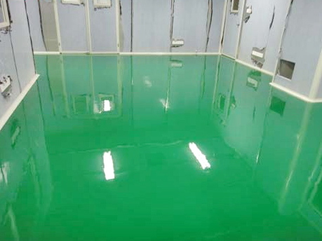 High-end color sand epoxy floor